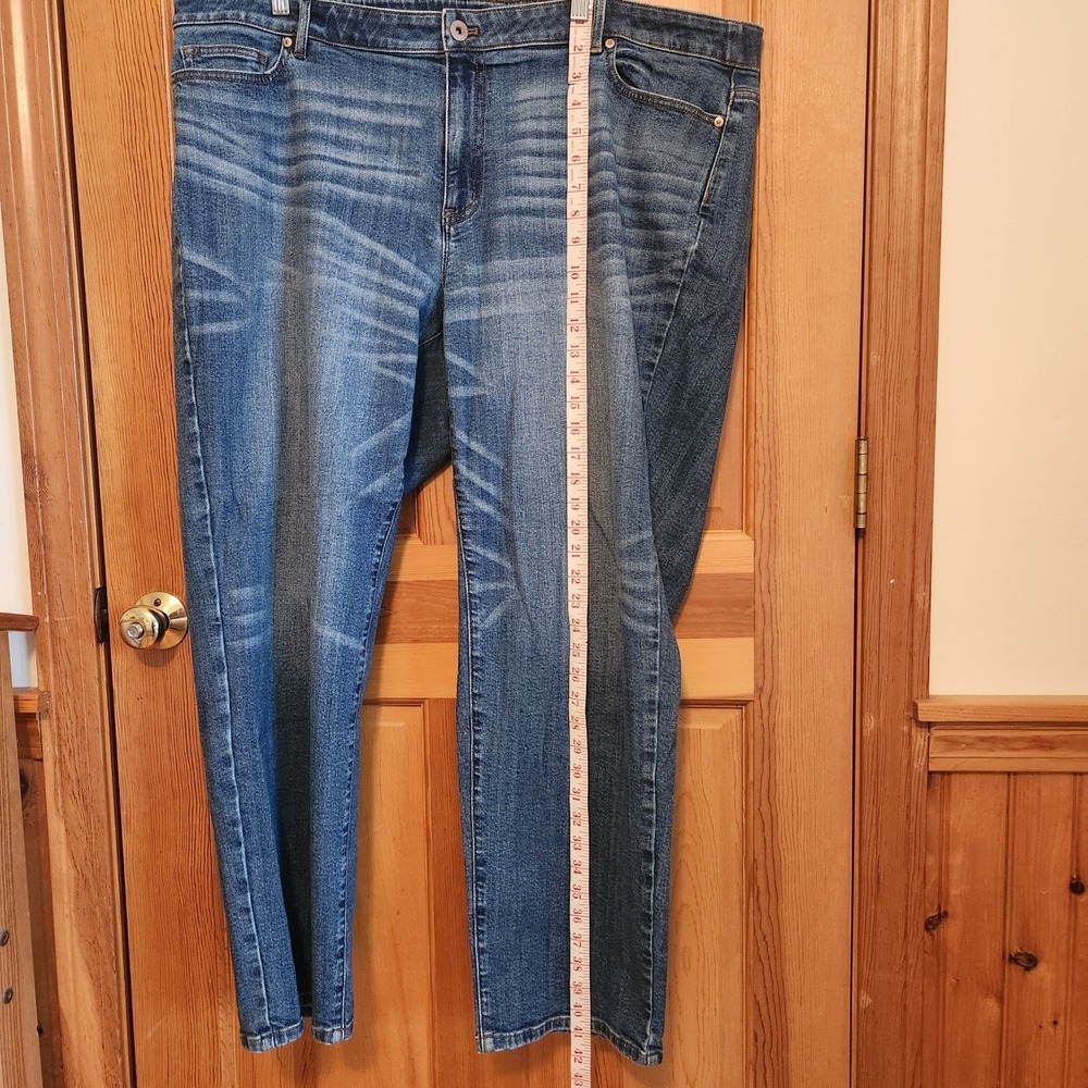 J.Jill Denim Relaxed Boyfriend Jeans Blue Wash‎ Women's Size 24 - Picture 8 of 10